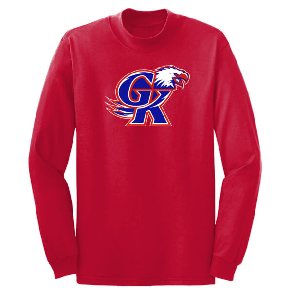 GKE - Adult Long Sleeve 5.4 oz. 100% Cotton T Shirt Thumbnail