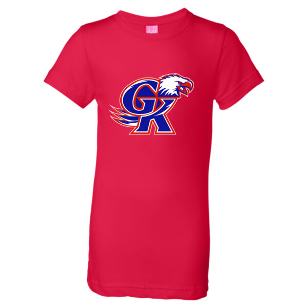 GKE - Girls' Fine Jersey Longer Length T-Shirt Thumbnail